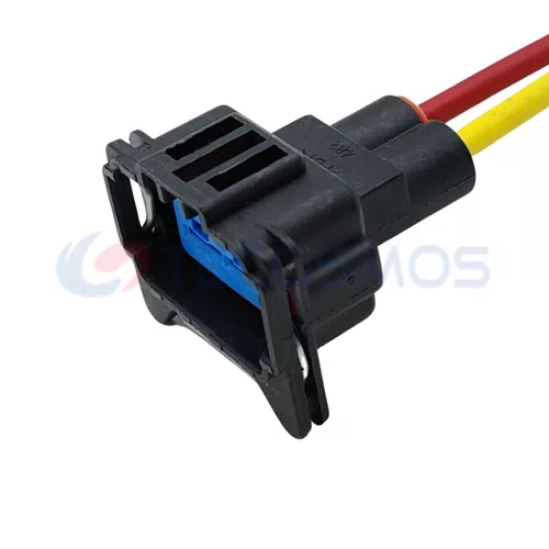 Auto Parts Radiator Electronic Cooling Fan Plug Connector for Ford 2-pin Female 93BG-14489 - image 4